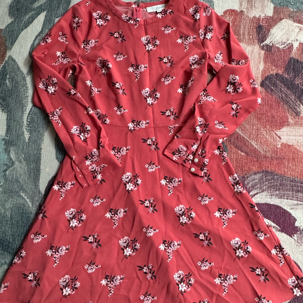 LOFT Pink Floral Blouse